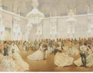 Zichy Mihaly Ball in the Concert Hall of the Winter Palace during the Official Visit of Nasir al-Din Shah in May 1873 - Hermitage